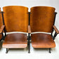 Home & Living > Furniture - 4 Vintage Wood Folding Theater Seats, Auditorium Seats, Entryway Bench, E17 by The Old Grainer...