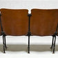 Home & Living > Furniture - 4 Vintage Wood Folding Theater Seats, Auditorium Seats, Entryway Bench, E17 by The Old Grainer...