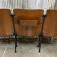 Theater Seats - 3 Vintage Wood Folding Theater Seats, Auditorium Seats, Entryway Bench, E19 by The Old Grainery (art deco,...