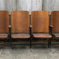 Home & Living > Furniture - 6 Vintage Wood Folding Theater Seats, Auditorium Seats, Entryway Bench, E22 by The Old Grainer...