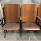 Home & Living > Furniture - 6 Vintage Wood Folding Theater Seats, Auditorium Seats, Entryway Bench, E22 by The Old Grainer...