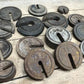 Platform Scale Weights Vintage Metal Hanging Industrial Fairbank Morse Hdwe A43