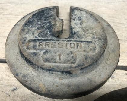Platform Scale Weights Vintage Metal Hanging Industrial Fairbank Morse Hdwe A43