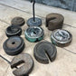 Scale Weights - Platform Scale Weights Vintage Hanging Metal Industrial Fairbank Morse Howe a50 by The Old Grainery (fairb...