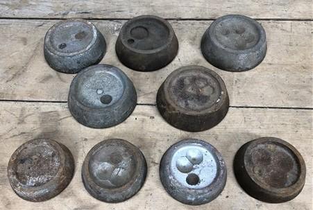 Scale Weights - Platform Scale Weights Vintage Hanging Metal Industrial Fairbank Morse Howe a49 by The Old Grainery (1 lb,...