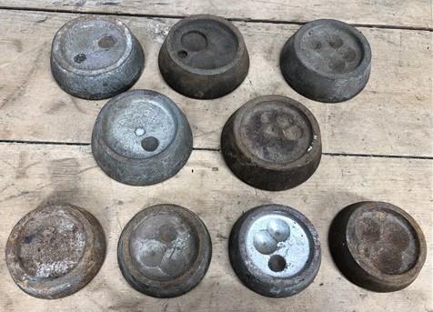 Scale Weights - Platform Scale Weights Vintage Hanging Metal Industrial Fairbank Morse Howe a49 by The Old Grainery (1 lb,...