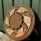 Cast Iron Round Stove Pipe Collar, Chimney Flue Cover, Ornate Grate Heat Ring S,