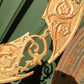 Cast Iron Round Stove Pipe Collar, Chimney Flue Cover, Ornate Grate Heat Ring S,
