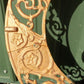 Cast Iron Round Stove Pipe Collar, Chimney Flue Cover, Ornate Grate Heat Ring S,