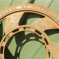 Cast Iron Round Stove Pipe Collar, Chimney Flue Cover, Ornate Grate Heat Ring S,