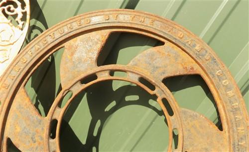 Cast Iron Round Stove Pipe Collar, Chimney Flue Cover, Ornate Grate Heat Ring S,