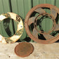 Cast Iron Round Stove Pipe Collar, Chimney Flue Cover, Ornate Grate Heat Ring S,
