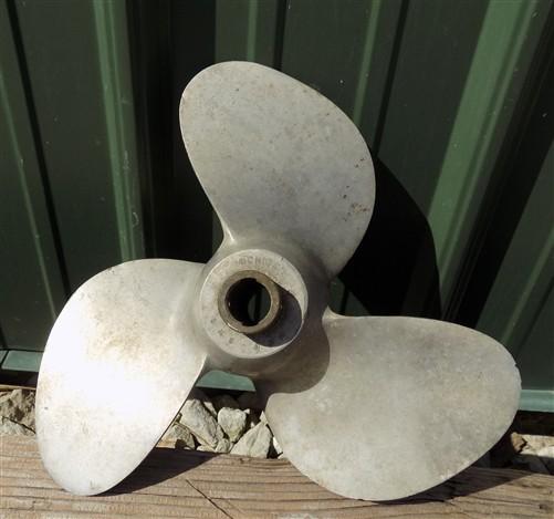 Boat propeller - 3 Blade Michigan Wheel Boat Propeller, SMC 630 Vintage Aluminum Boat Prop Q, by The Old Grainery (3 blade...