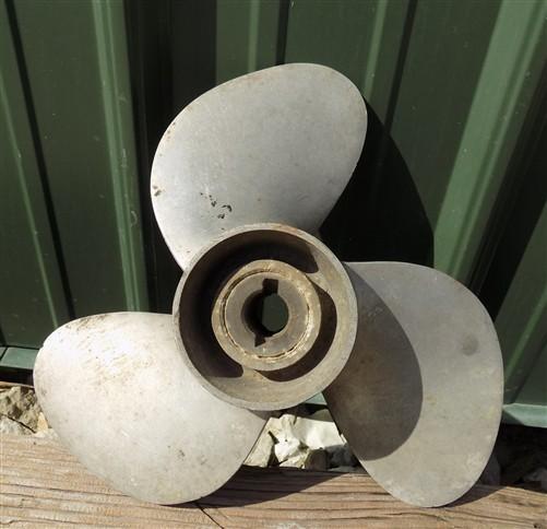 Boat propeller - 3 Blade Michigan Wheel Boat Propeller, SMC 630 Vintage Aluminum Boat Prop Q, by The Old Grainery (3 blade...