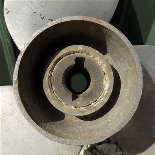 Boat propeller - 3 Blade Michigan Wheel Boat Propeller, SMC 630 Vintage Aluminum Boat Prop Q, by The Old Grainery (3 blade...