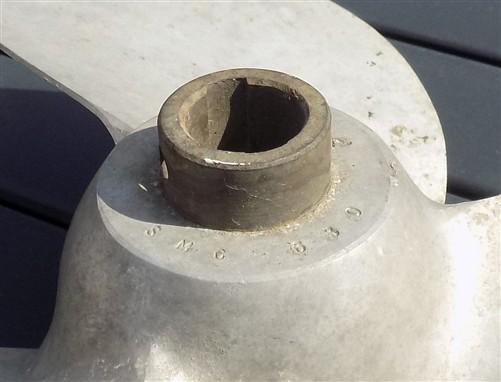 Boat propeller - 3 Blade Michigan Wheel Boat Propeller, SMC 630 Vintage Aluminum Boat Prop Q, by The Old Grainery (3 blade...
