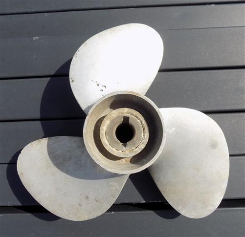 Boat propeller - 3 Blade Michigan Wheel Boat Propeller, SMC 630 Vintage Aluminum Boat Prop Q, by The Old Grainery (3 blade...