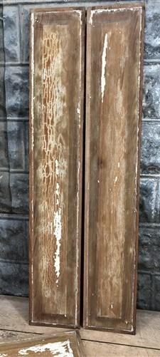 Door Panel - 4 Wooden Door Panels, Cupboard Furniture Architectural Salvage, Arts Crafts A91 by The Old Grainery (art, bac...