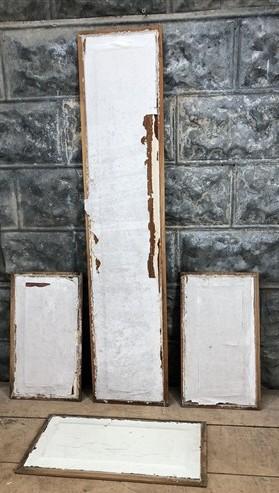 Wood panels - 4 Wooden Door Panels, Cupboard Furniture Architectural Salvage, Arts Crafts A92 by The Old Grainery (arts, b...