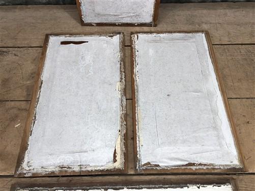 Wood panels - 4 Wooden Door Panels, Cupboard Furniture Architectural Salvage, Arts Crafts A92 by The Old Grainery (arts, b...