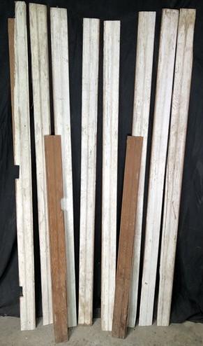 Bead Board - 10 Reclaimed Wainscoting Bead Board Pieces, Architectural Salvage Vintage A64 by The Old Grainery (bead board...