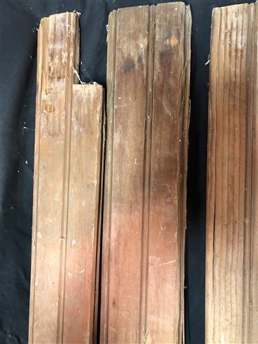 Bead Board - 10 Reclaimed Wainscoting Bead Board Pieces, Architectural Salvage Vintage A64 by The Old Grainery (bead board...