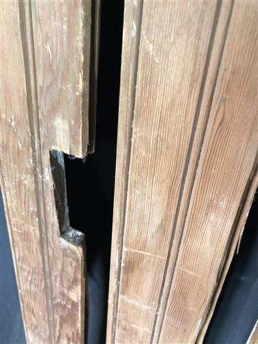 Bead Board - 10 Reclaimed Wainscoting Bead Board Pieces, Architectural Salvage Vintage A64 by The Old Grainery (bead board...