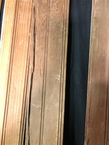 Bead Board - 10 Reclaimed Wainscoting Bead Board Pieces, Architectural Salvage Vintage A64 by The Old Grainery (bead board...