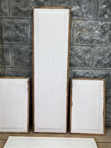 Door Panels - 4 Wooden Door Panels, Cupboard Furniture Architectural Salvage, Arts Crafts A84 by The Old Grainery (art, bl...
