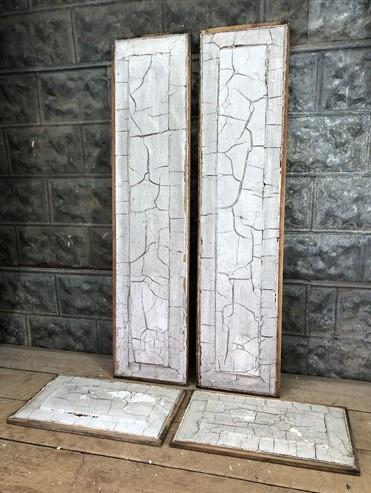 4 Wooden Door Panels, Cupboard Furniture Architectural Salvage, Arts Crafts A90 by The Old Grainery (arts, craft, decorative)
