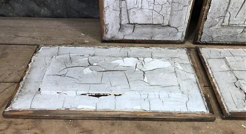 4 Wooden Door Panels, Cupboard Furniture Architectural Salvage, Arts Crafts A90 by The Old Grainery (arts, craft, decorative)