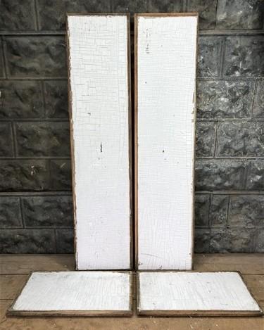 4 Wooden Door Panels, Cupboard Furniture Architectural Salvage, Arts Crafts A90 by The Old Grainery (arts, craft, decorative)