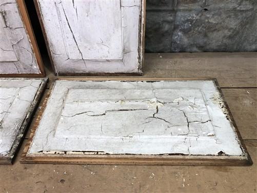 4 Wooden Door Panels, Cupboard Furniture Architectural Salvage, Arts Crafts A89