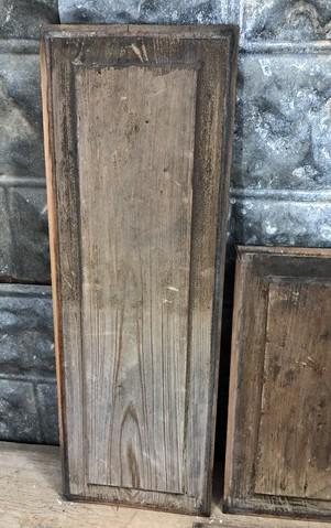 4 Wooden Door Panels, Cupboard Furniture Architectural Salvage, Arts Crafts A87