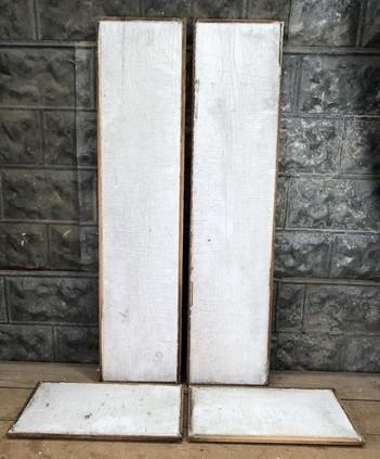 4 Wooden Door Panels, Cupboard Furniture Architectural Salvage, Arts Crafts A86 by The Old Grainery (art, craft, decorative)
