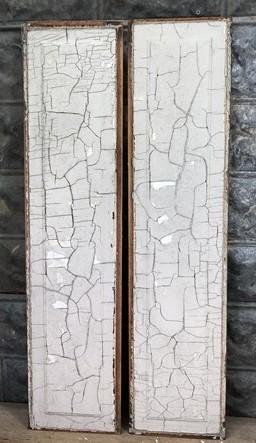 Door Panels - 4 Wooden Door Panels, Cupboard Furniture Architectural Salvage, Arts Crafts A85 by The Old Grainery (art, br...