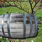 Whiskey Wine Barrel, Vintage Reclaimed Used Wood Barrel, Primitive Rum Keg, H