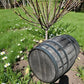 Whiskey Wine Barrel, Vintage Reclaimed Used Wood Barrel, Primitive Rum Keg, H