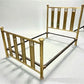 Brass Bed Frame - Hollywood Regency Antique Brass Bed Frame Headboard Footboard w/Rails Full Size by The Old Grainery (ant...