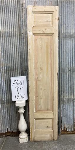 Doors - Antique French Single Door (19.5x91) Flat Panel, Interior Farmhouse, Rustic A211 by The Old Grainery (antique wood...