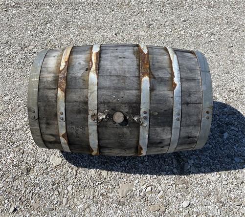 Home & Living > Home Decor - Whiskey Wine Barrel, Vintage Reclaimed Used Wood Barrel, Primitive Rum Keg, K by The Old Grai...