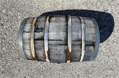 Home & Living > Home Decor - Whiskey Wine Barrel, Vintage Reclaimed Used Wood Barrel, Primitive Rum Keg, K by The Old Grai...