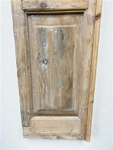 Doors - Antique French Single Door (20x90.25) Flat Panel, Interior Farmhouse Rustic A215 by The Old Grainery (antique wood...
