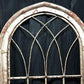 Wall Decor - Large Wood Metal Architectural Window Wall Decor, Arched Church Window Frame A by The Old Grainery (arched, c...