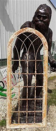 frame - Window Frame, Wall Decor, Arched Church Window Large Wood Metal Architectural B by The Old Grainery (arched, decor...