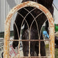 frame - Window Frame, Wall Decor, Arched Church Window Large Wood Metal Architectural B by The Old Grainery (arched, decor...