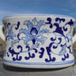 Foot bath - Chinese Porcelain Foot Bath, Blue White Chinoiserie Asian Decor A9M by The Old Grainery (asian, blue, Chinese)
