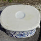 Foot bath - Chinese Porcelain Foot Bath, Blue White Chinoiserie Asian Decor A9M by The Old Grainery (asian, blue, Chinese)
