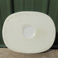 Chinese Porcelain Foot Bath, White Blue Floral Asian Chinoiserie A23M