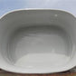 Chinoiserie Foot Bath Bowl, Large White Blue Floral Porcelain A24M